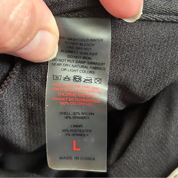 NWOT Leopard One Piece Swimsuit Off Shoulder Womens Large No Brand Nylon Spandex - Picture 3 of 7